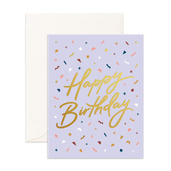 Fox & Fallow Happy Birthday Confetti Card