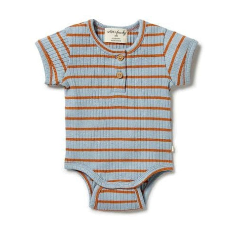 Wilson & Frenchy 'Anchor Blue' Bodysuit